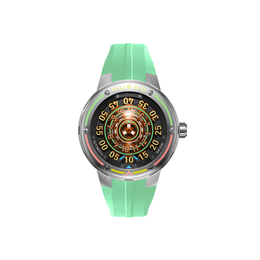 Nubeo Orbiter Grey Dial Mens Watch NB-6117-08