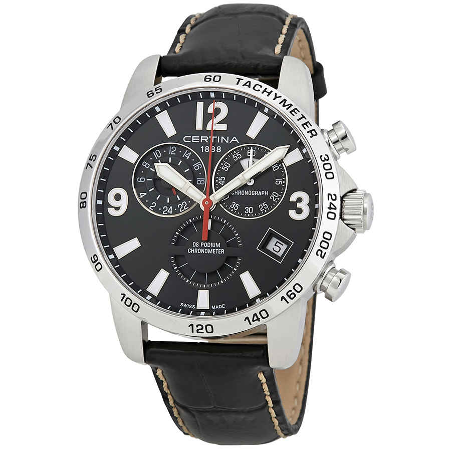 Certina DS Podium Chronograph Black Dial Mens Watch C0346541605700 275$