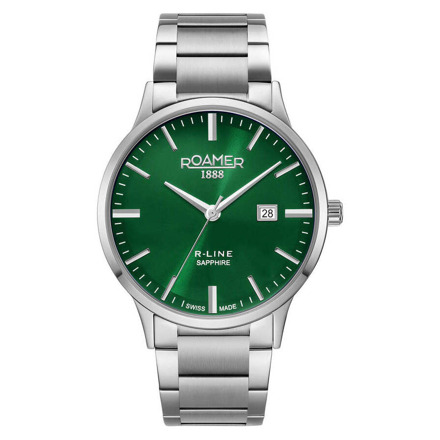 Roamer R Line Green Dial Mens Watch 718833 41 75 20