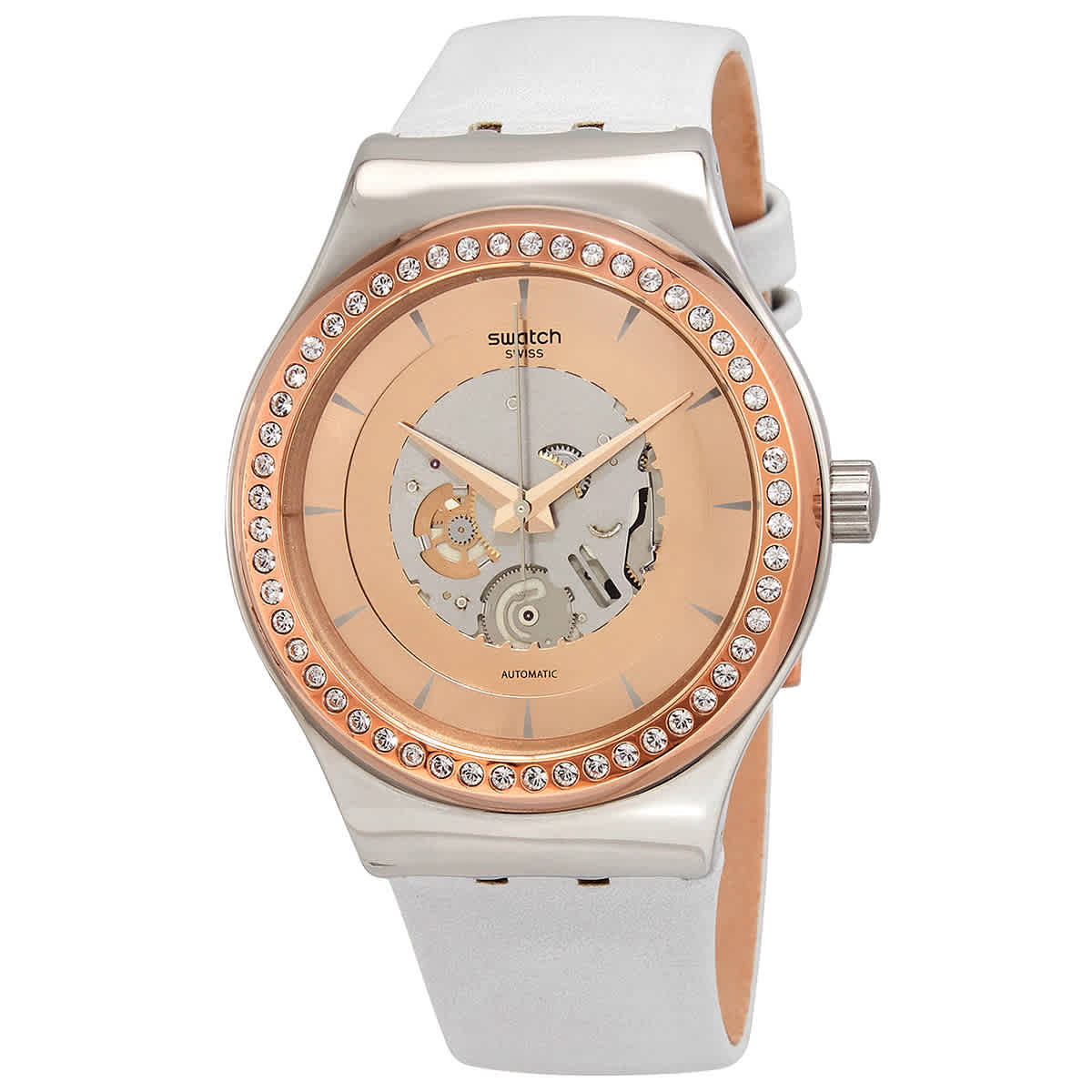Swatch Sistem Polaire Automatic Crystal Unisex Watch YIS415 180$