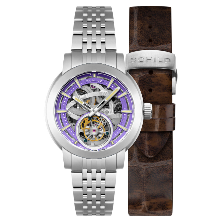 Schild Heinrich Purple Dial Mens Watch SC-1006-FF