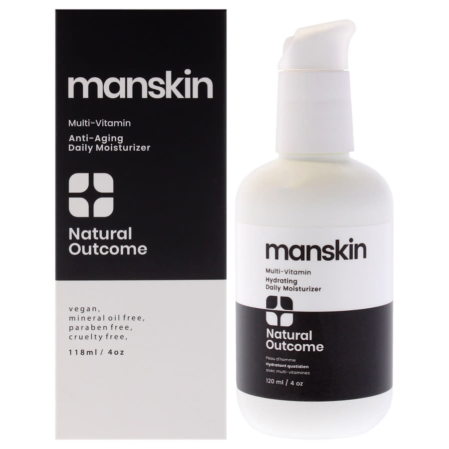 Natural Outcome Ladies Manskin Anti-Aging Daily Moisturizer 4 oz Skin Care 753122943327 15$