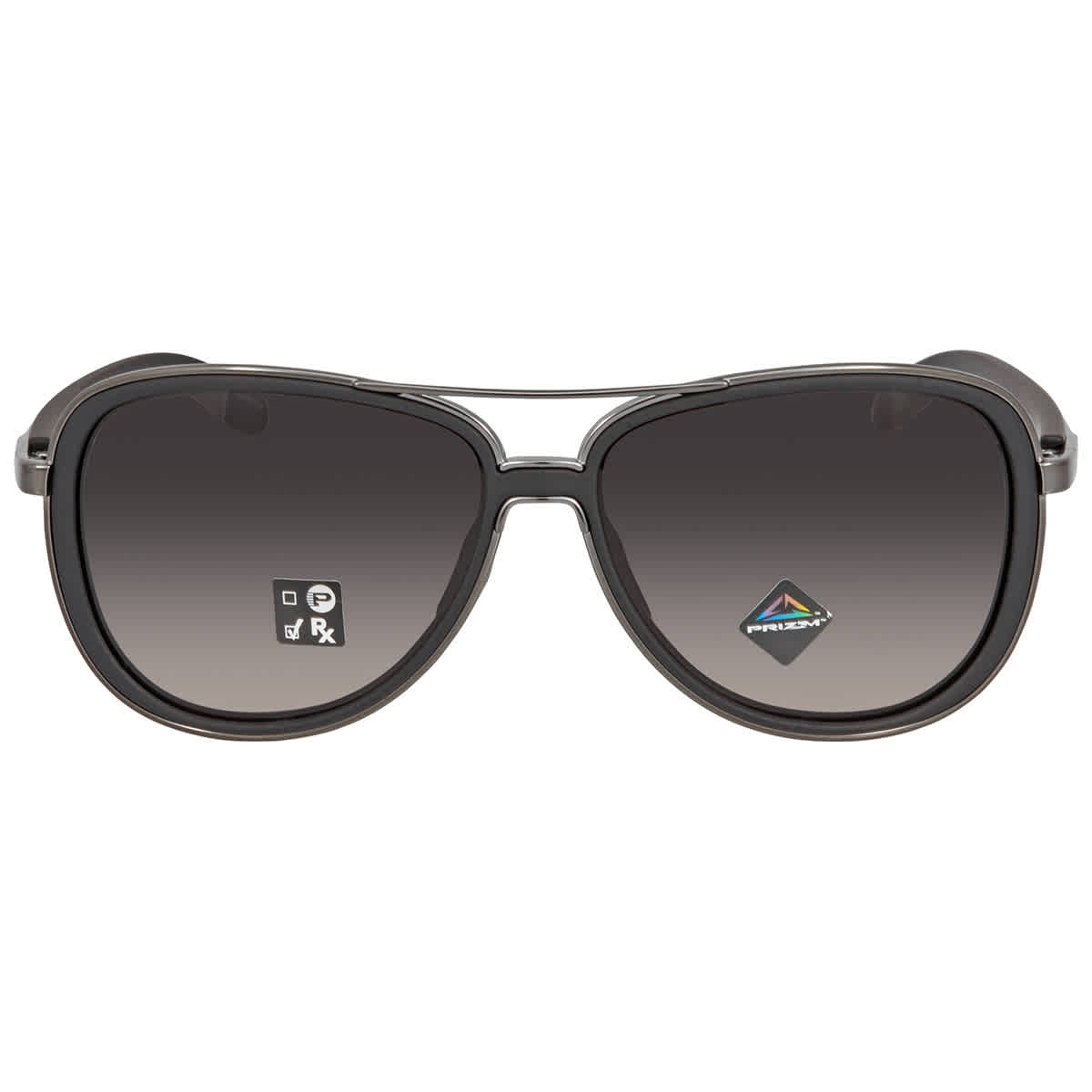 Oakley Split Time Prizm Grey Gradient Pilot Ladies Sunglasses OO4129 412917 58