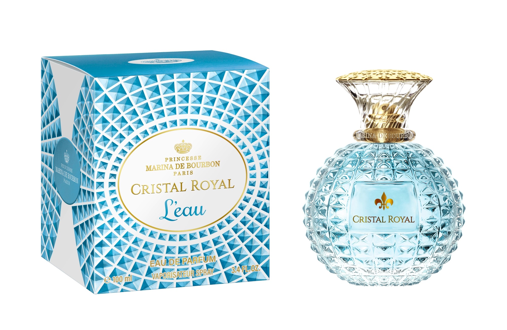 Marina De Bourbon Ladies Cristal Royal Leau EDP Spray 34 oz Fragrances 3494802220037 43$