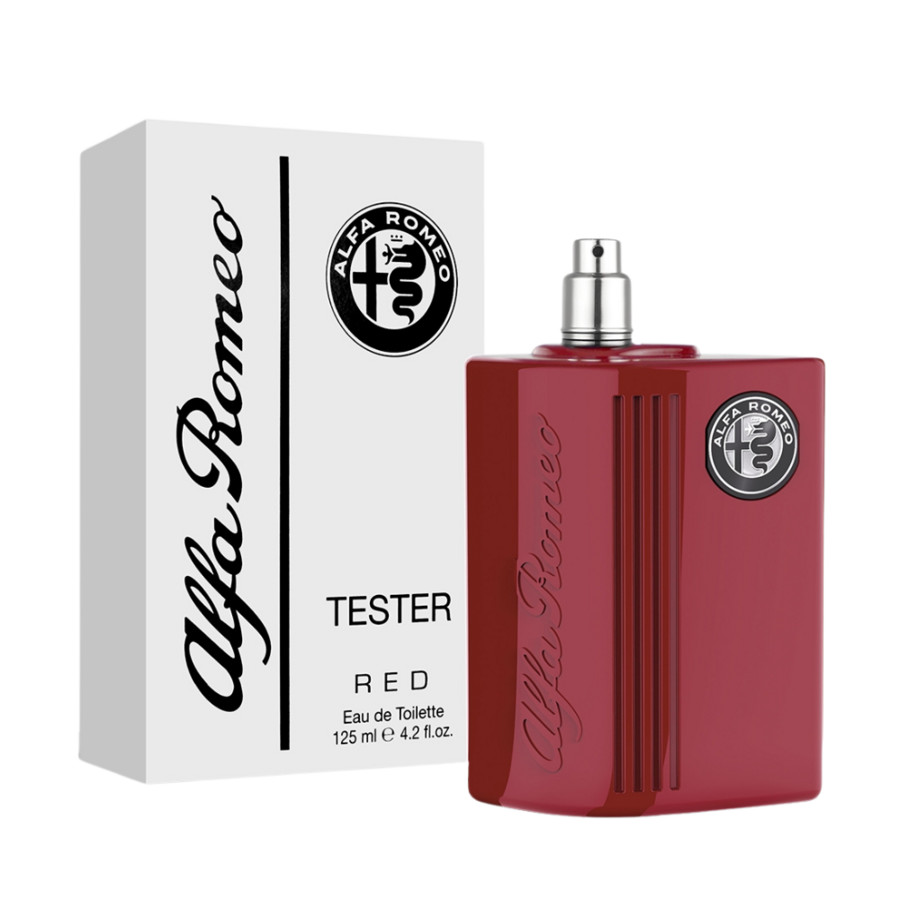 Alfa Romeo Mens Red EDT Spray 4.2 oz (Tester) Fragrances 810876032230