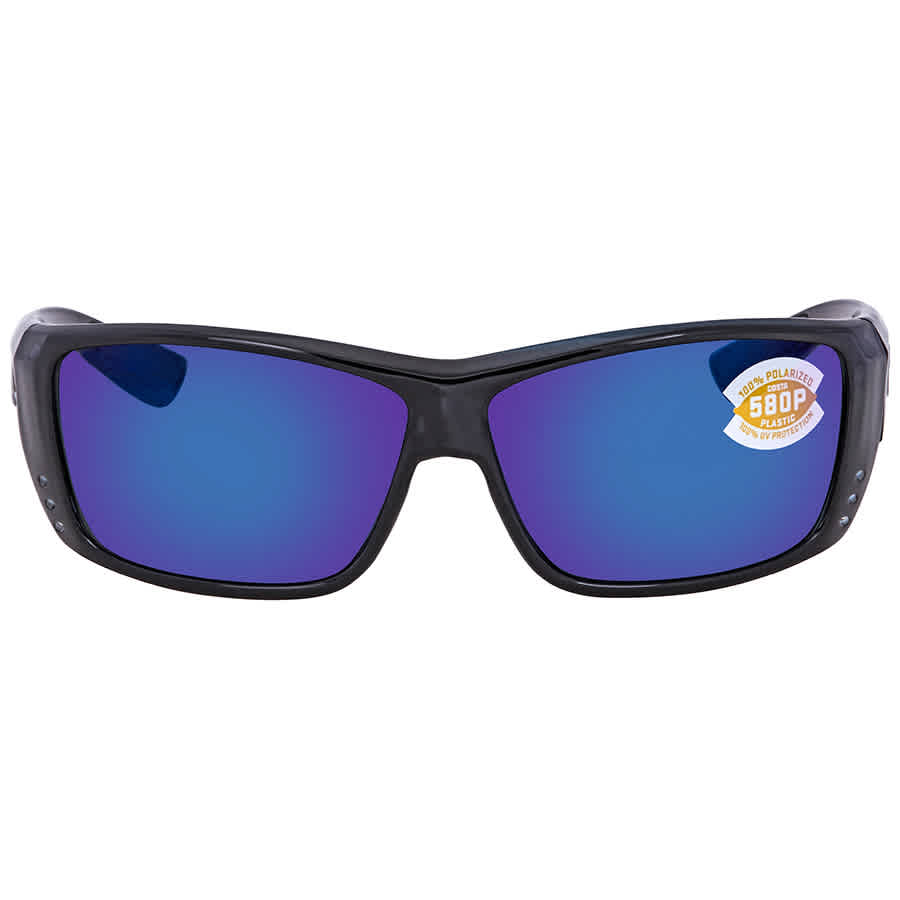 Costa Del Mar Cat Cay Blue Mirror Polarized Plastic Rectangular