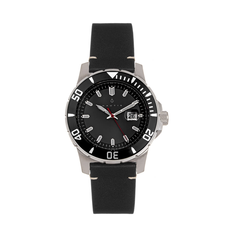 Nautis Dive Pro 200 Quartz Black Dial Mens Watch GL1909-A