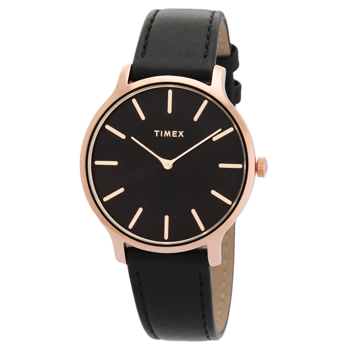Timex Transcend Quartz Black Dial Ladies Watch TW2W19800 44$
