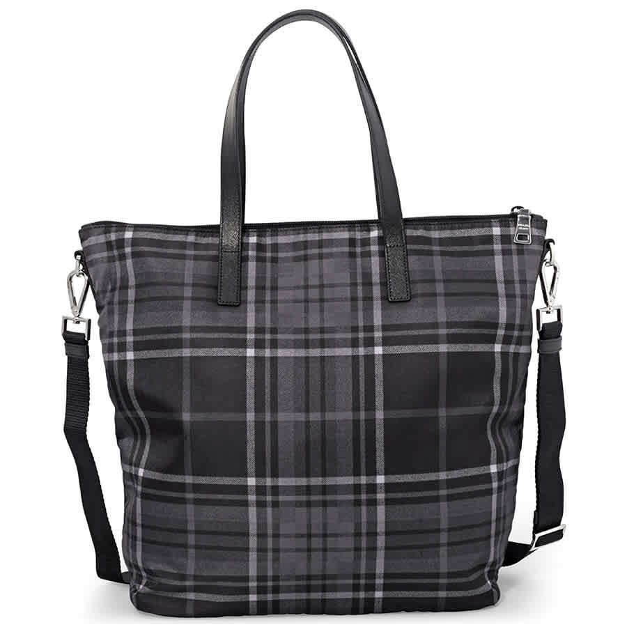 prada printed tote