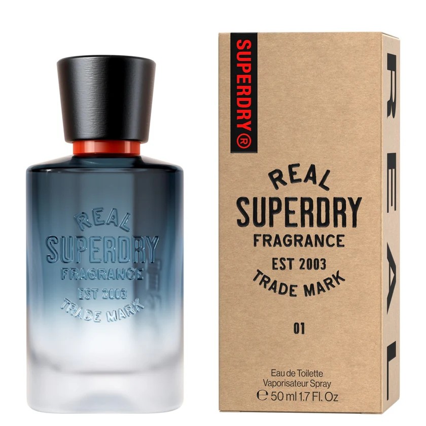 Superdry Mens Real Superdry 01 EDT Spray 1.7 oz Fragrances 7640171195698