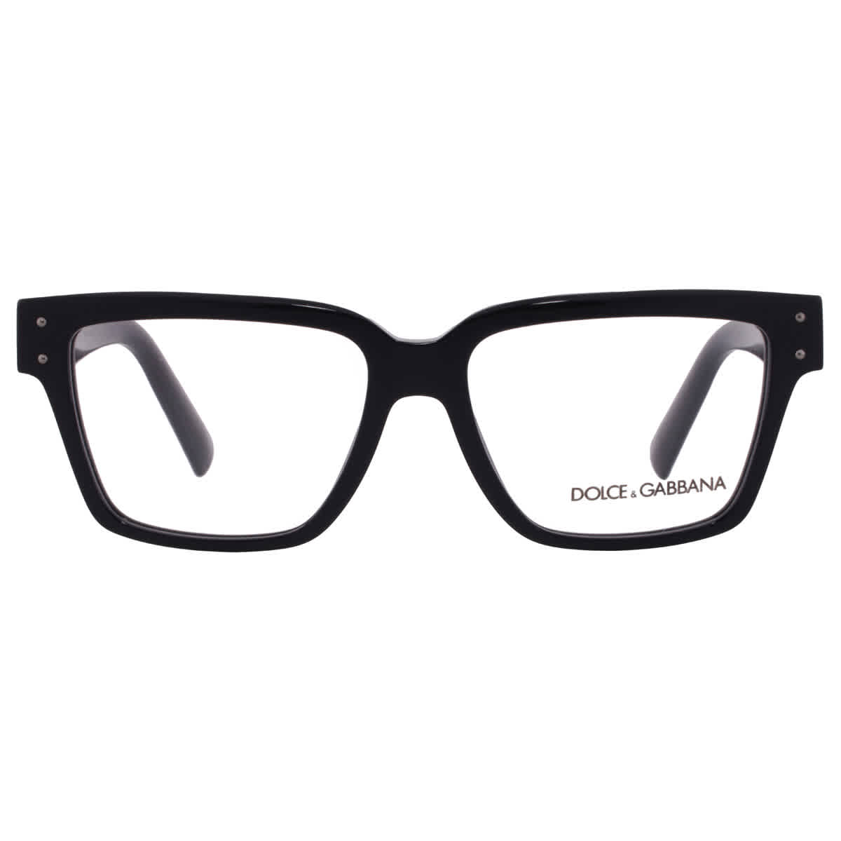 Dolce and Gabbana Demo Square Mens Eyeglasses DG3383 501 55