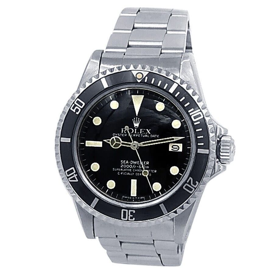 Preowned Rolex Sea Dweller Automatic Black Dial Mens Watch 1665