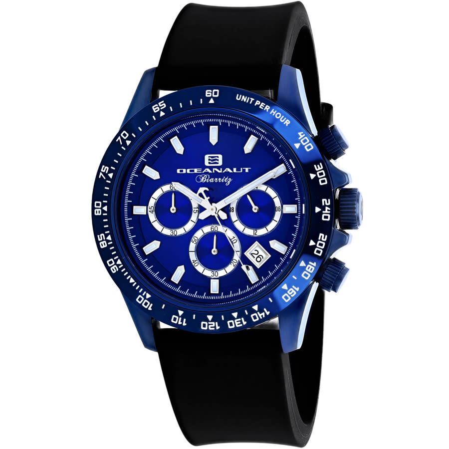 Oceanaut Biarritz Chronograph Quartz Blue Dial Mens Watch OC6117R