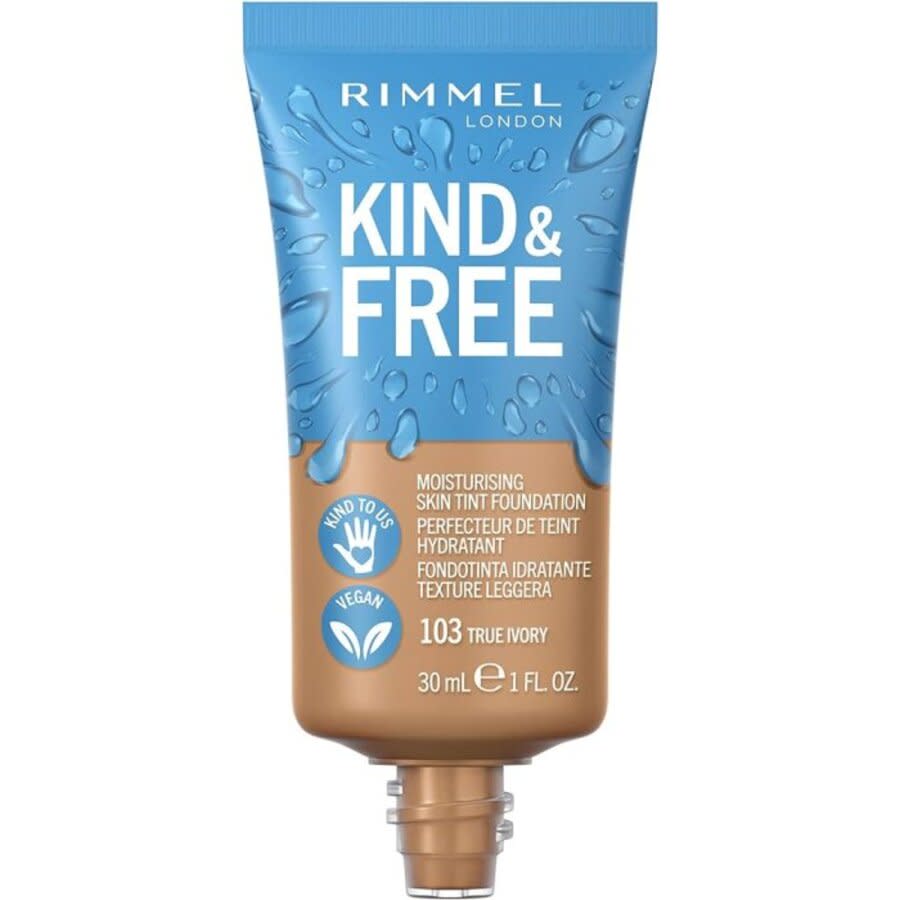 Rimmel London Ladies Kind Free Foundation 1 oz No 103 True Ivory Makeup 3616304530449 11$