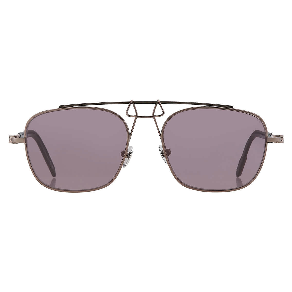 Calvin Klein Titanium Grey Pilot Mens Sunglasses CKNYC1810S 008 52