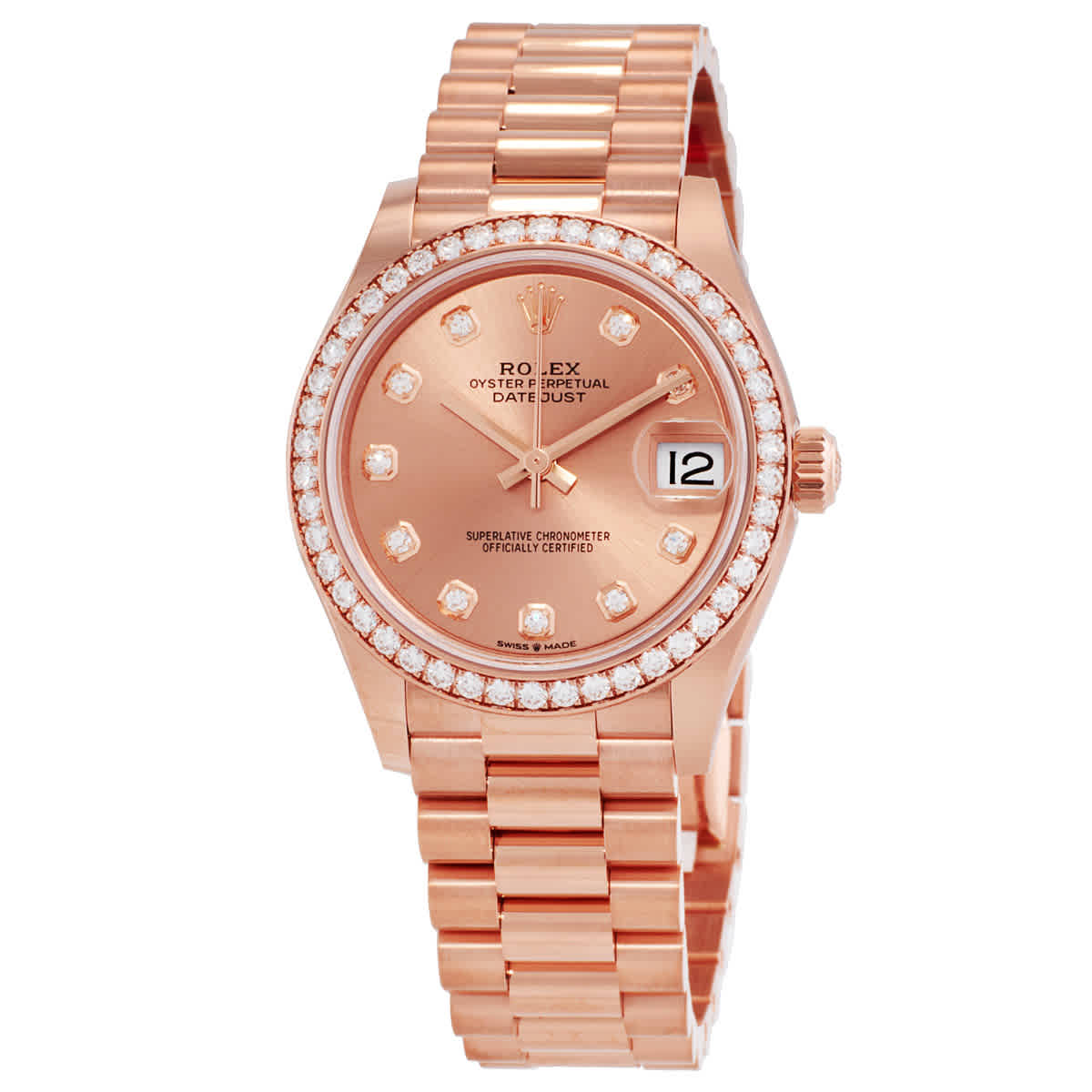Rolex Datejust 31 Automatic Diamond Ladies Watch 278285rbr0025