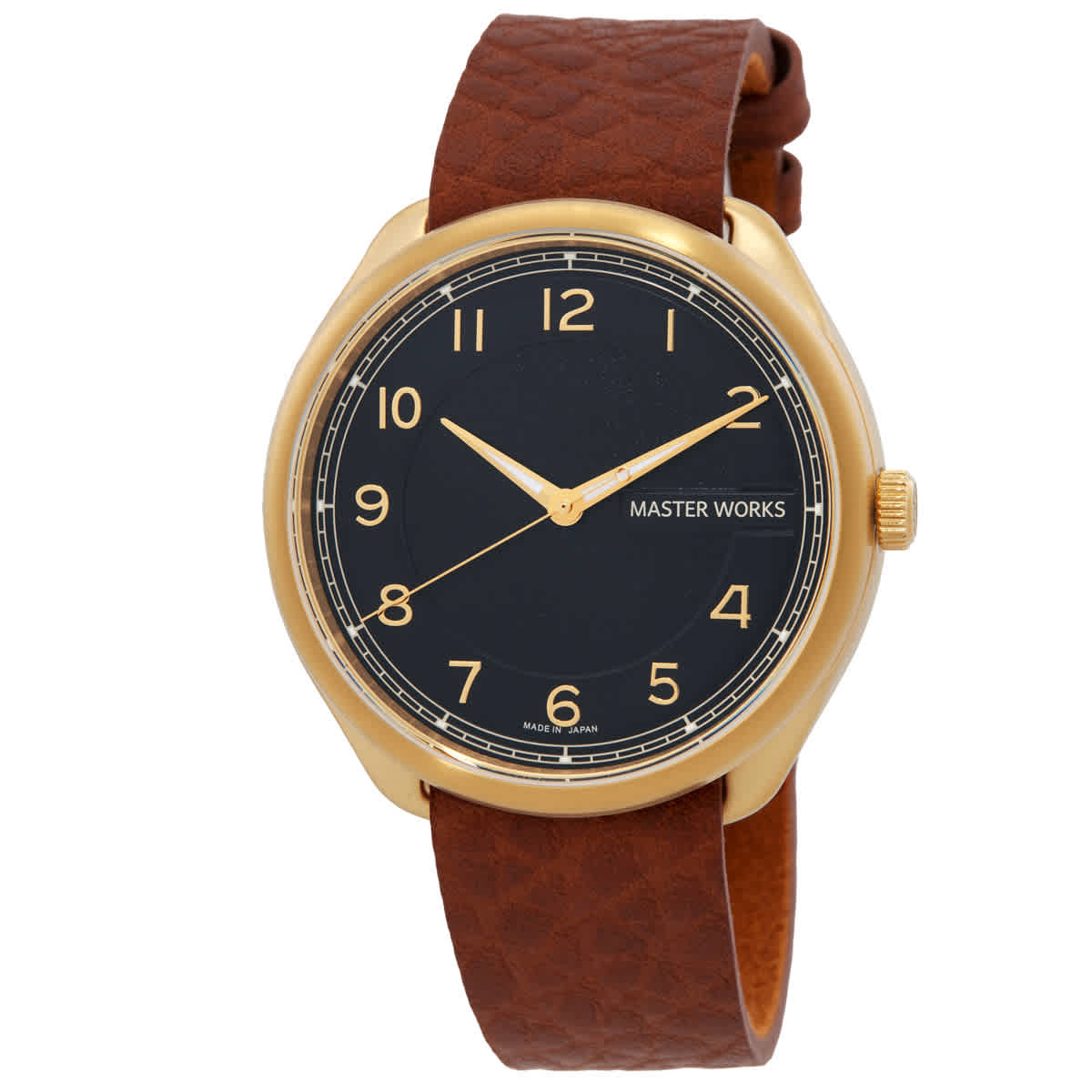 Master Works Classic Quartz Black Dial Mens Watch MW16YBEDLBO0