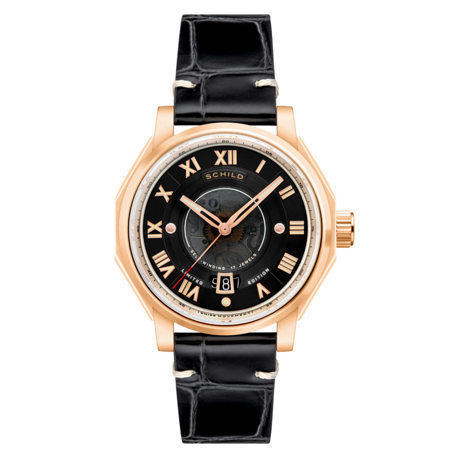 Schild Johann Black Dial Mens Watch SC-1003-02