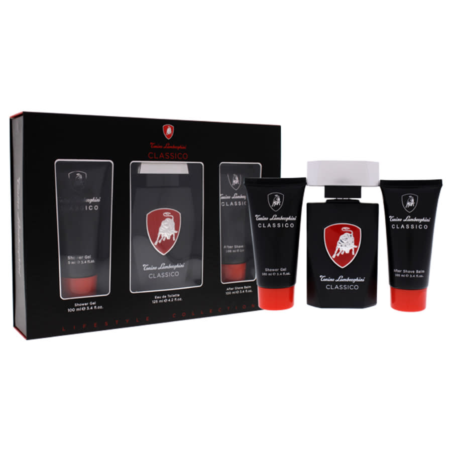 Classico by Tonino Lamborghini for Men - 3 Pc Gift Set 42oz EDT Spray 34oz Shower Gel 34oz After Shave Balm 20$