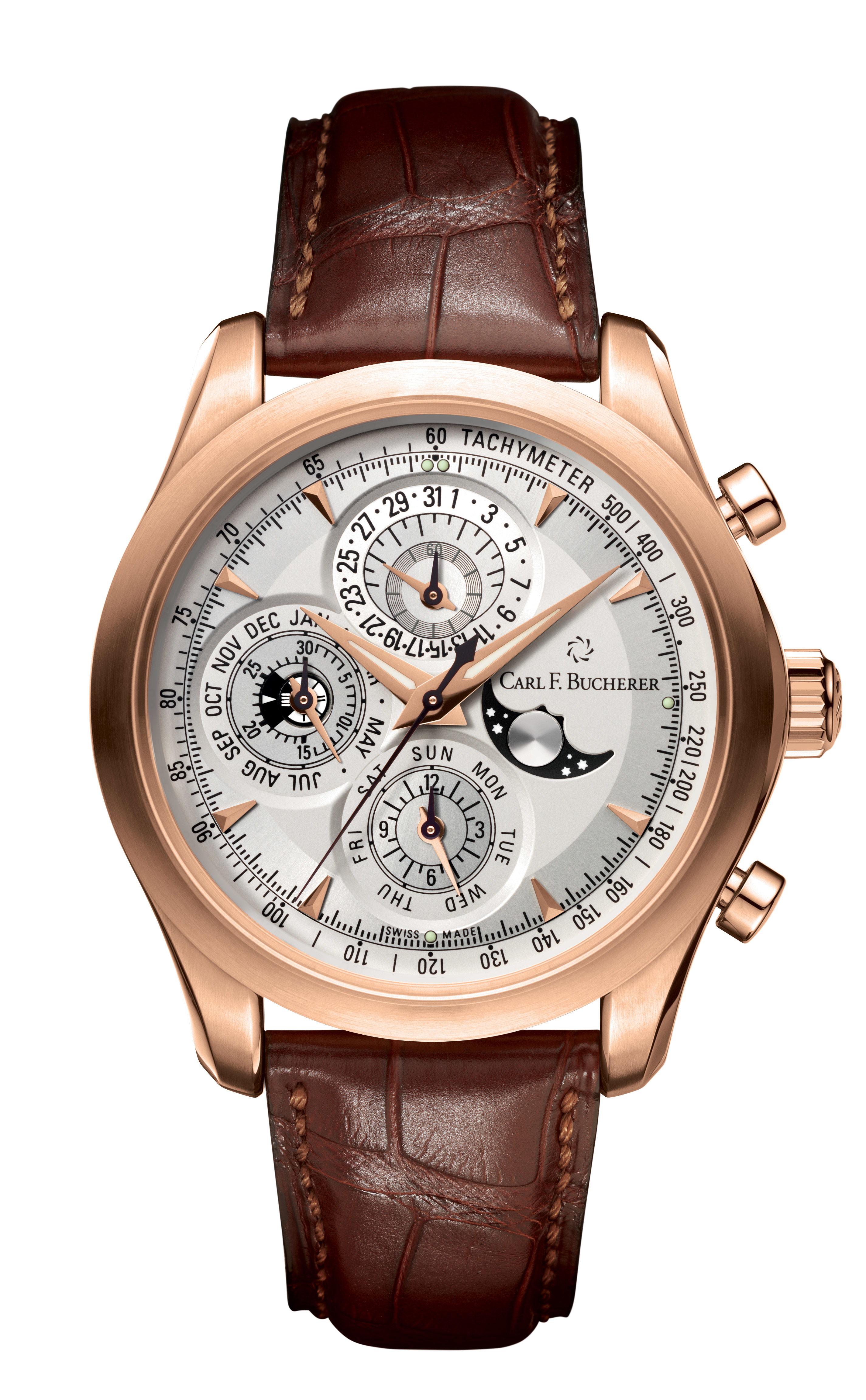 Carl F Bucherer Manero Chronograph Perpetual Automatic Mens Watch 0010906031301 37950$