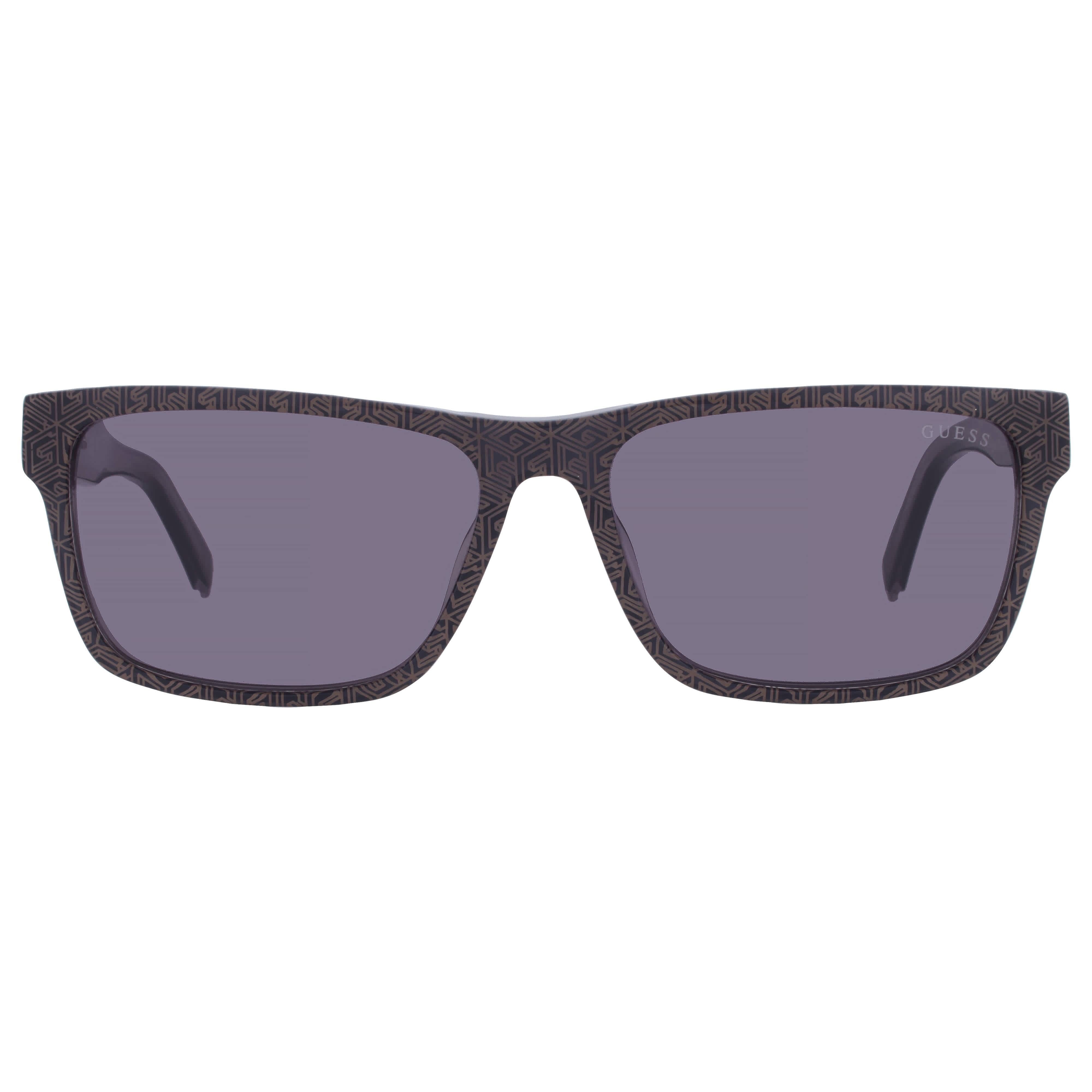 Guess Smoke Rectangular Mens Sunglasses GU00074 05A 55