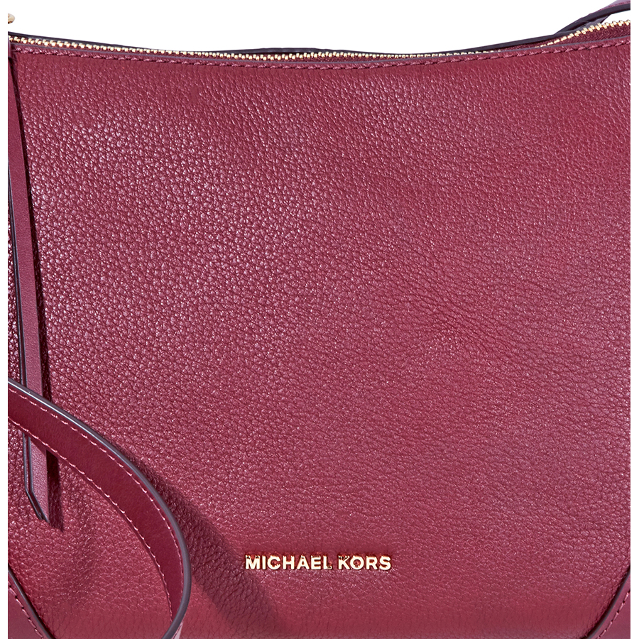 Michael Kors Crosby Medium Pebbled Leather Messenger Bag Choose color