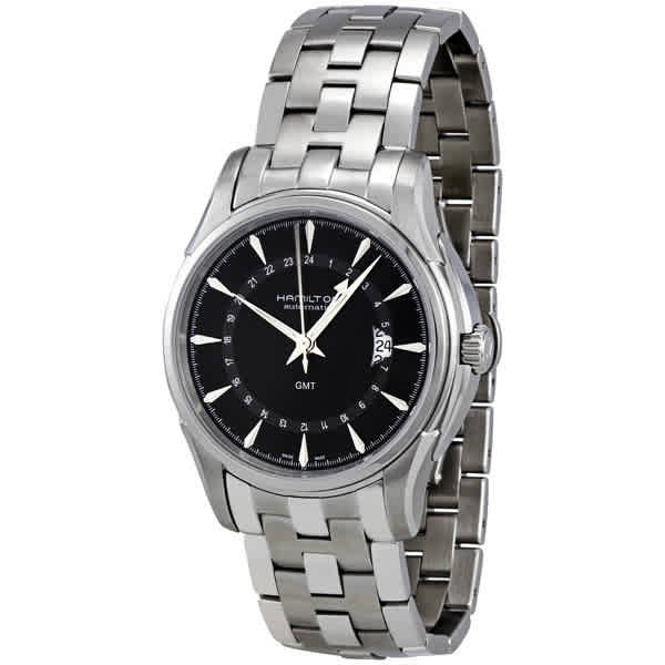 Hamilton Jazzmaster Traveler Black Dial GMT Mens Watch H32585131
