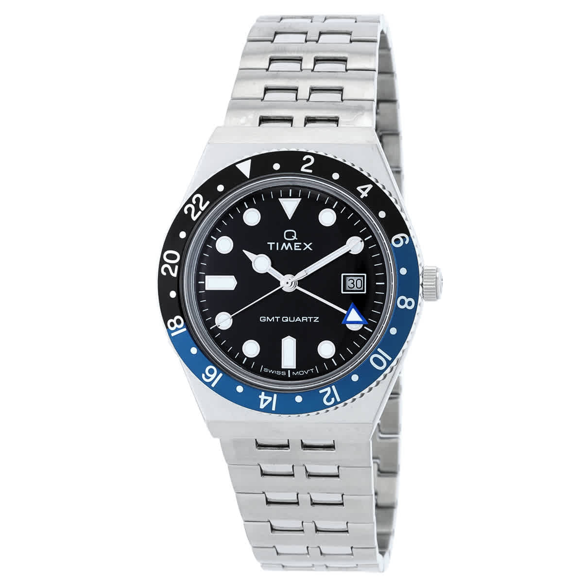 Timex Q Timex Quartz Black Dial Men's Watch TW2V38100 | eBay