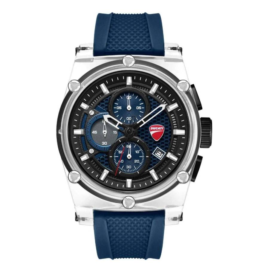 Ducati Chronograph Quartz Blue Dial Mens Watch DTWGO0001602 104$