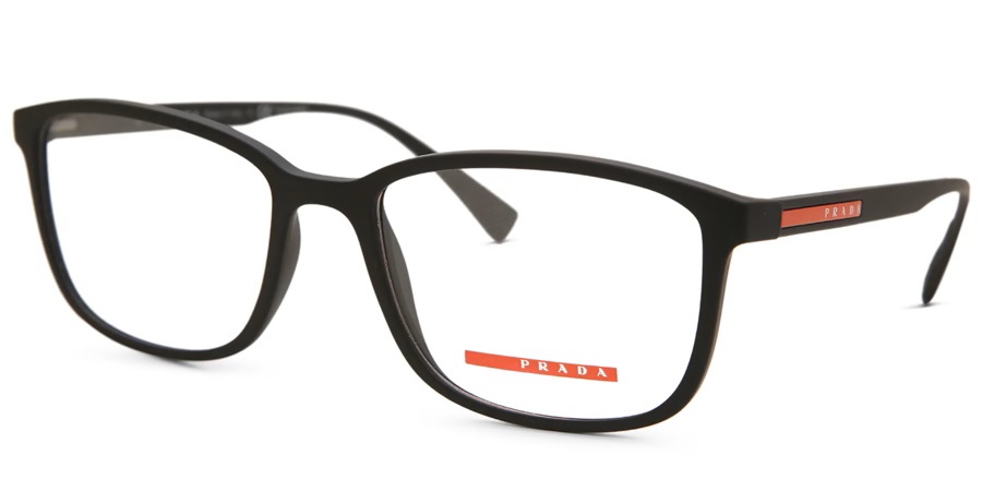 Prada Linea Rossa Demo Rectangular Mens Eyeglasses PS 04IV DG01O1 55