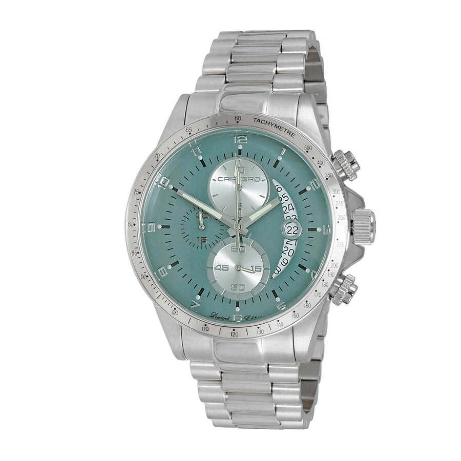 Torino Carrero Winner Circle Chronograph Quartz Green Dial Mens Watch JCISS101LGN 2052$