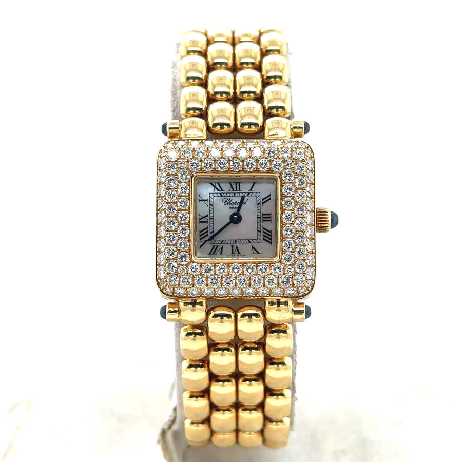Pre-owned Chopard Les Classiques Quartz Diamond White Dial Ladies Watch 106115-23 11932$