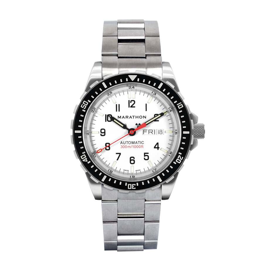 Marathon Jdd Automatic White Dial Mens Watch WW194021SS-0509 2925$