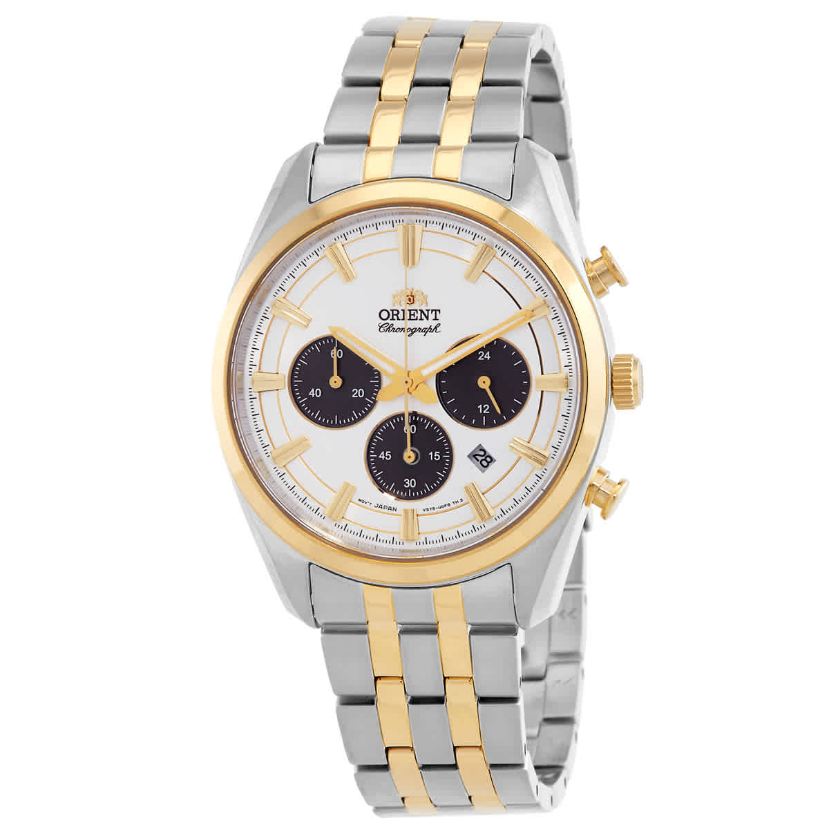 Orient Contemporary Chronograph White Dial Mens Watch RATX0302S10B 199$