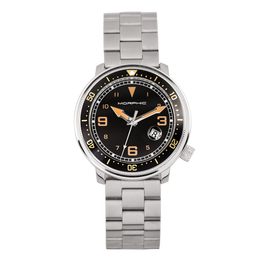Morphic M74 Series Quartz Black Dial Mens Watch MPH7406 78$