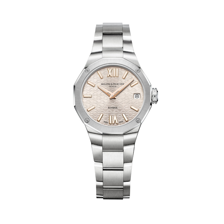 Baume et Mercier Riviera Quartz Grey Dial Ladies Watch 10810 1395$