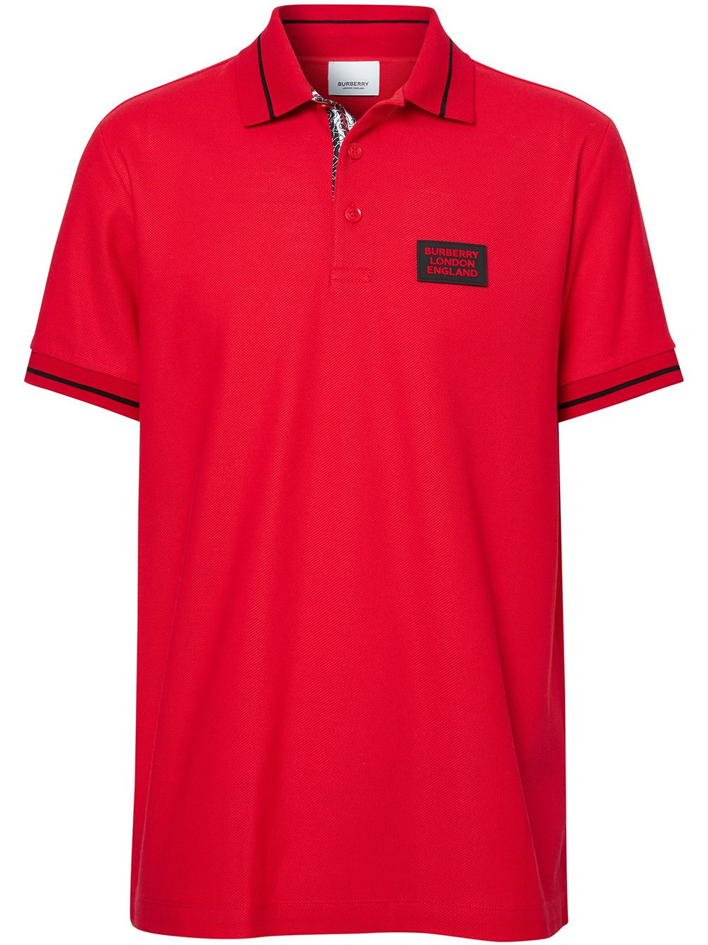 burberry polo mens red
