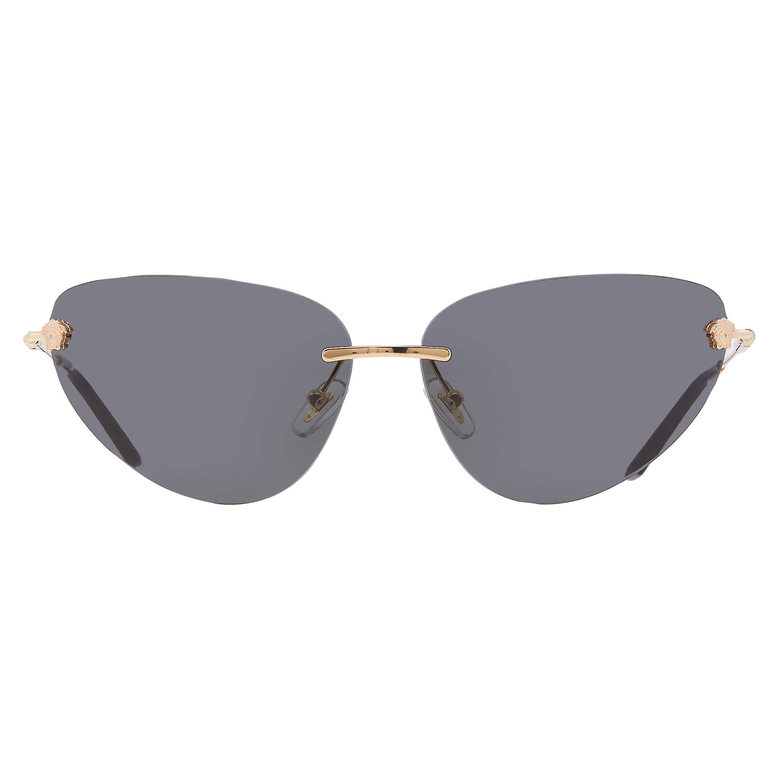 Versace Woman Sunglass VE2281 -  Frame color: Gold, Lens color: Dark Grey