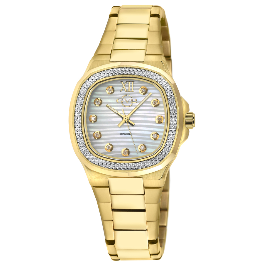 GV2 by Gevril Potente Quartz Diamond Ladies Watch 18205B 560$