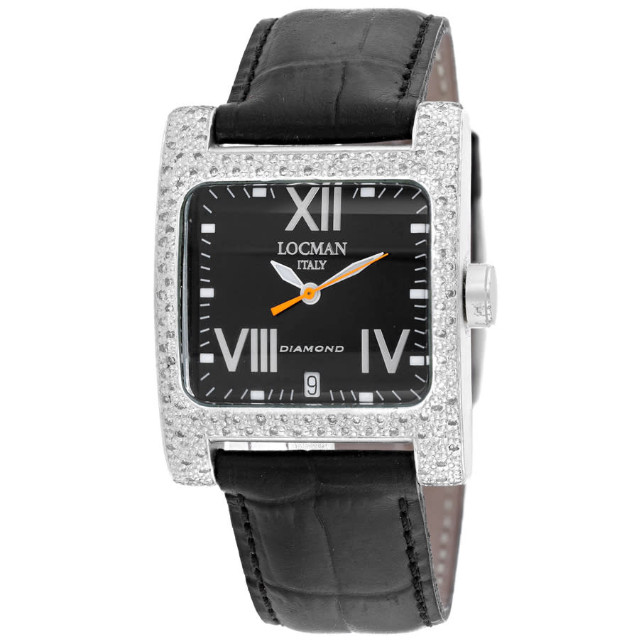Locman Classic Quartz Black Dial Ladies Watch 431BKD/BK LEAL