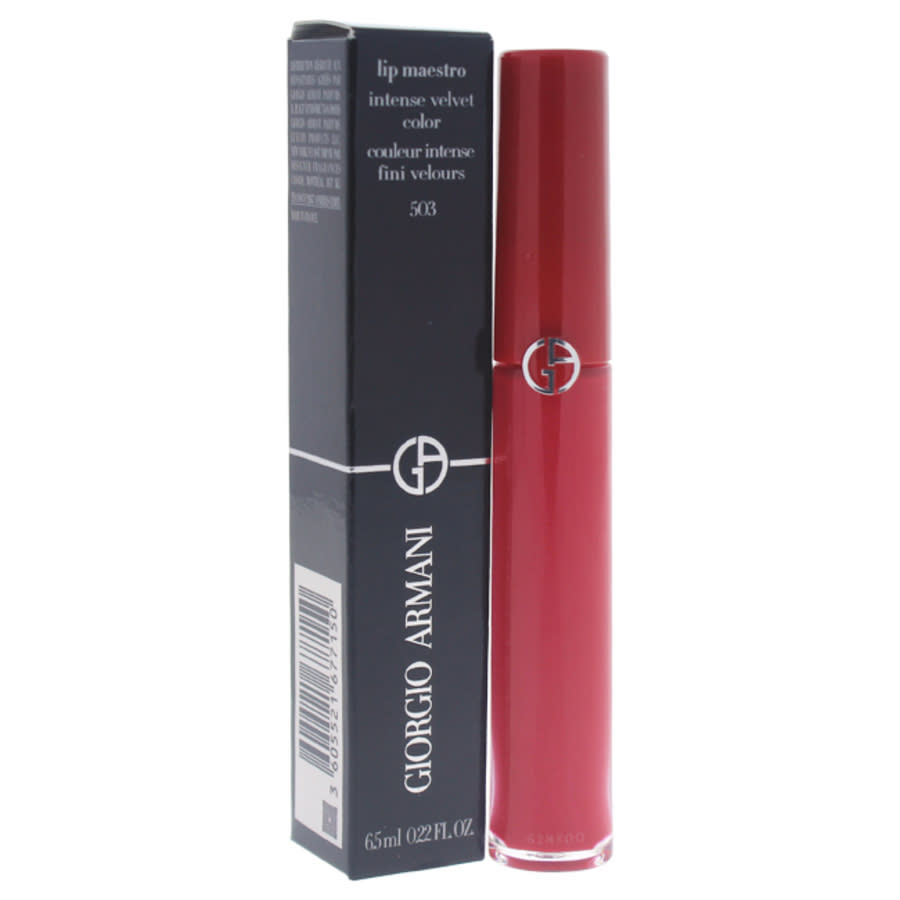 Armani Ladies Lip Maestro Intense Velvet Color - 503 Red Fuchsia Stick 022 oz Lipstick Makeup 3605521677150 30$