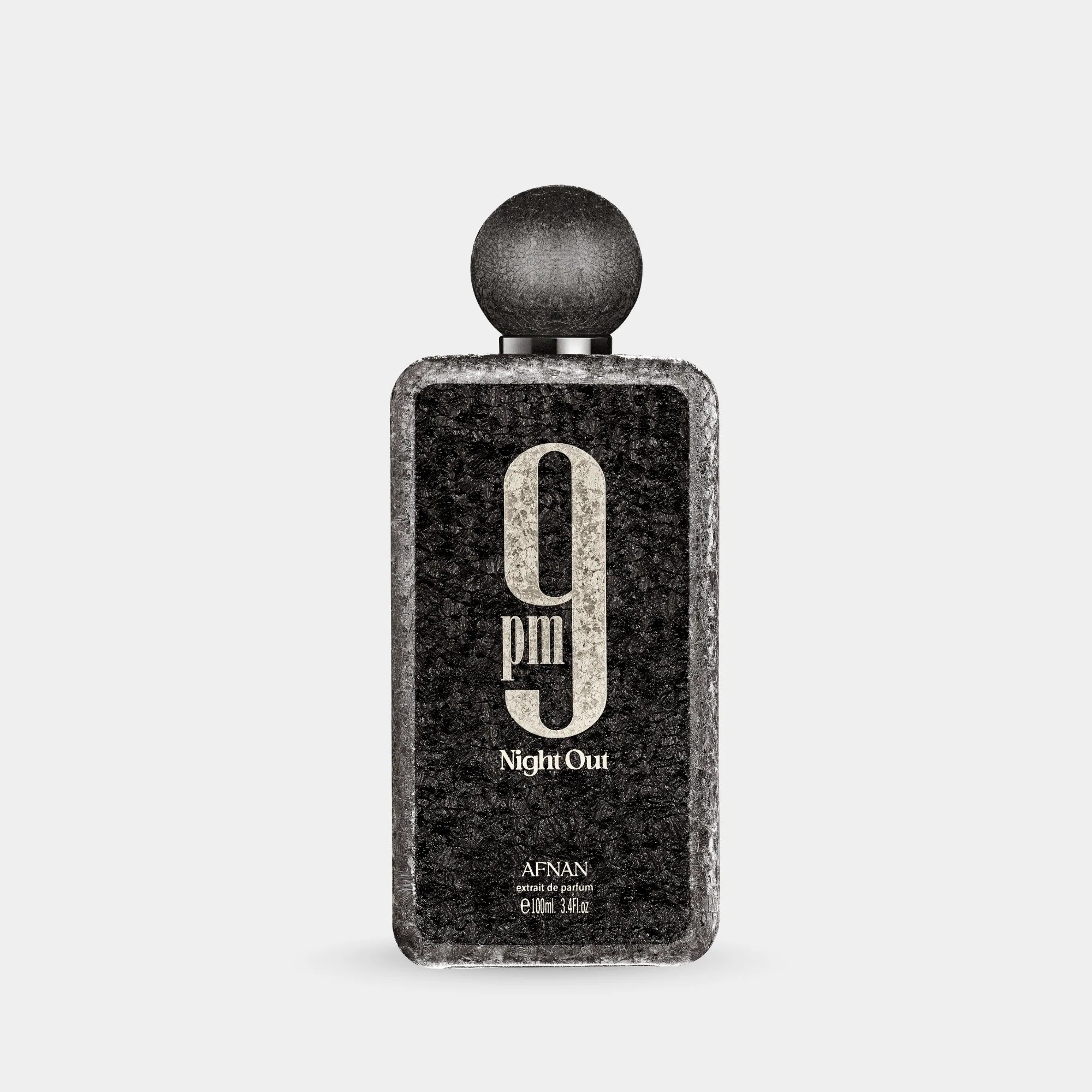 Afnan Unisex 9 PM Night Out Extrait de Parfum Spray 3.4 oz
