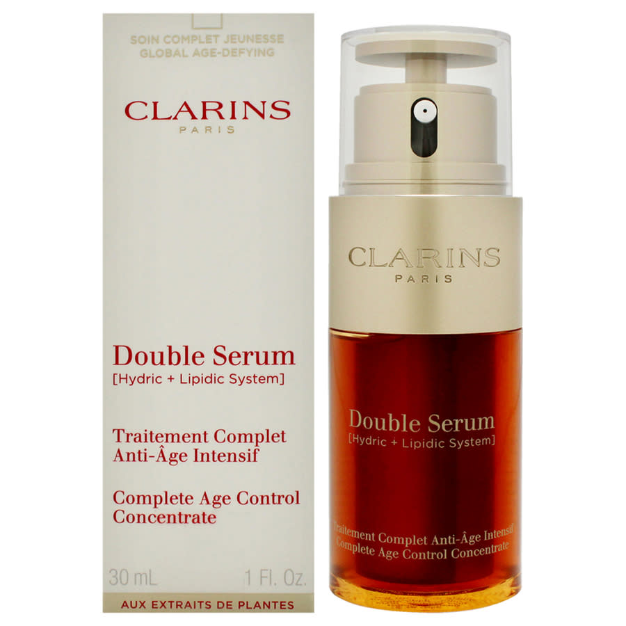 Clarins Double Serum Complete Age Control Concentrate 1 oz Tester Skin Care 843711405692 50$