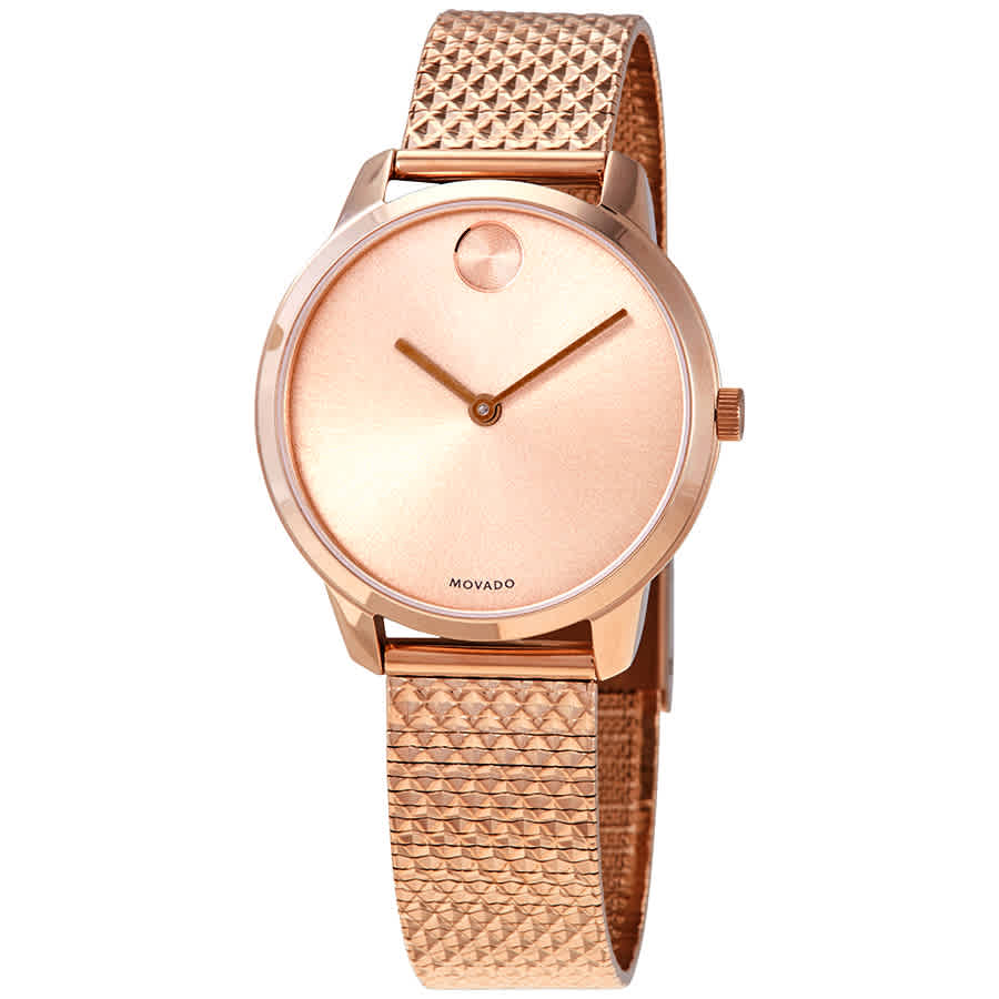 Movado Bold Quartz Rose Gold Dial Ladies Watch 3600596 Ebay