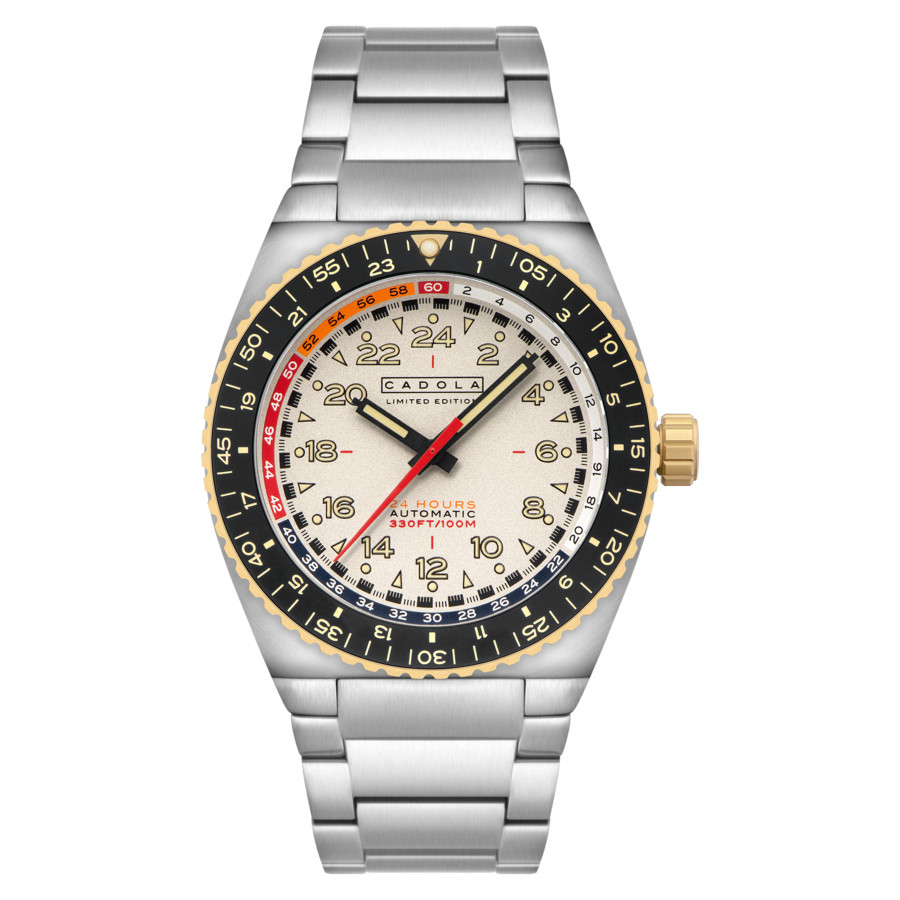 Cadola Dog Leg Automatic Grey Dial Mens Watch CD-1030-44 750$