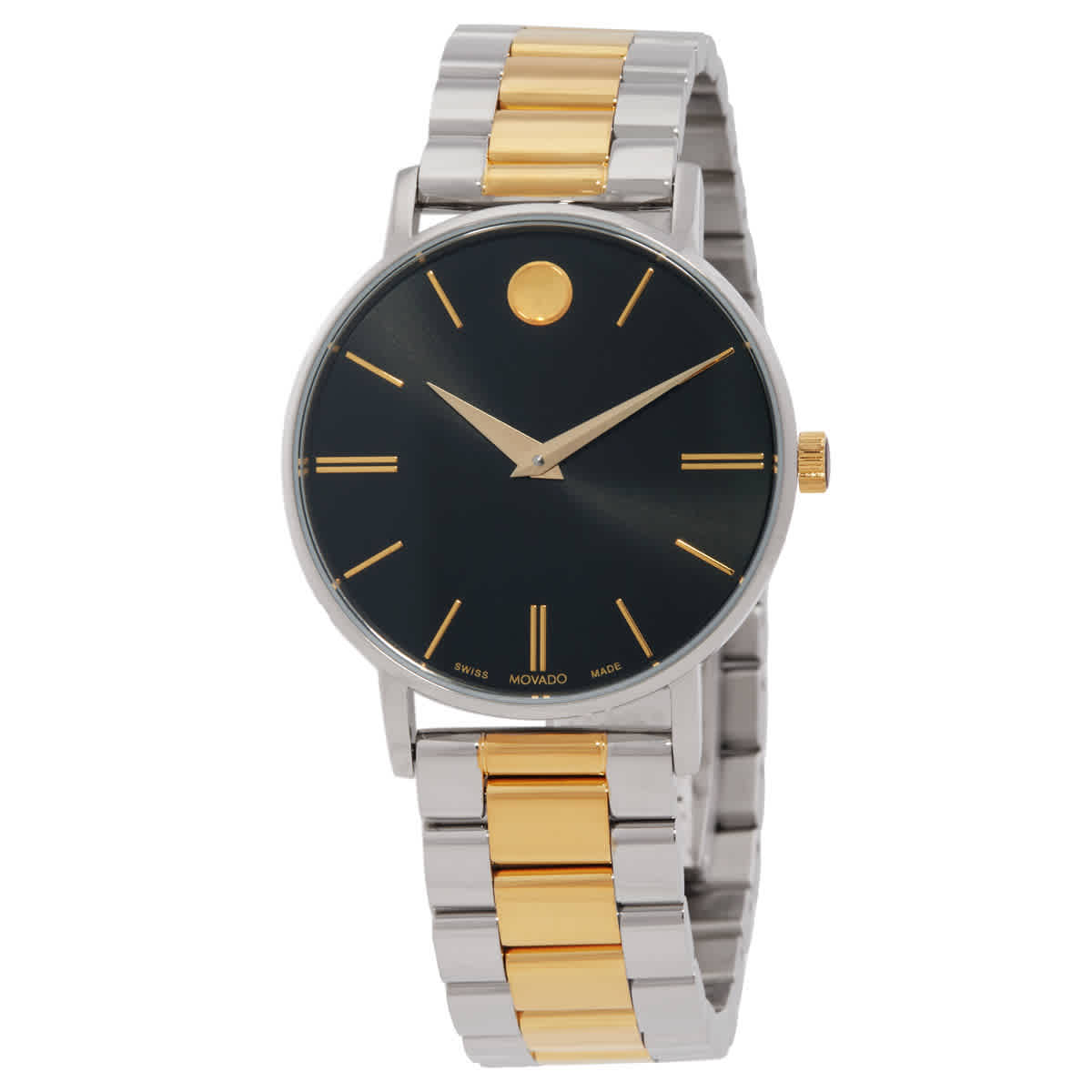 Movado Classic Museum Quartz Black Dial Ladies Watch 608038  display picture 2