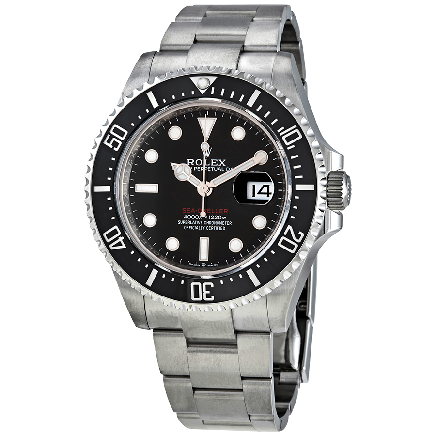 Preowned Rolex Oyster Perpetual Black Dial Mens Watch M1266000002
