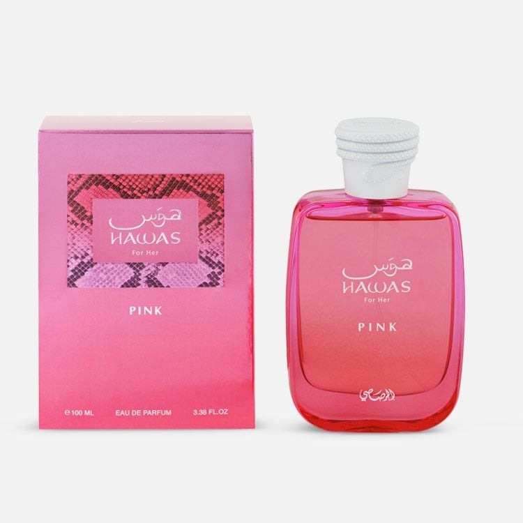 Rasasi Ladies Hawas Pink EDP Spray 34 oz Fragrances 614514178072 45$