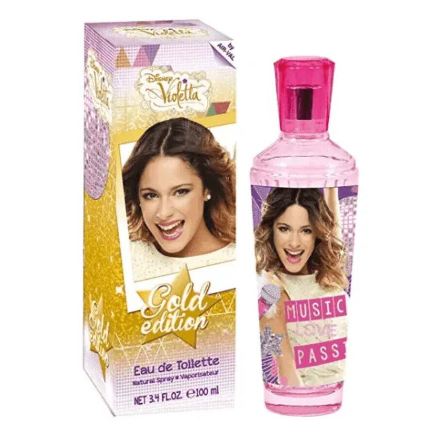 Air Val International Girls Violetta Gold EDT Spray 3.4 oz Kids Fragrances 663350062755