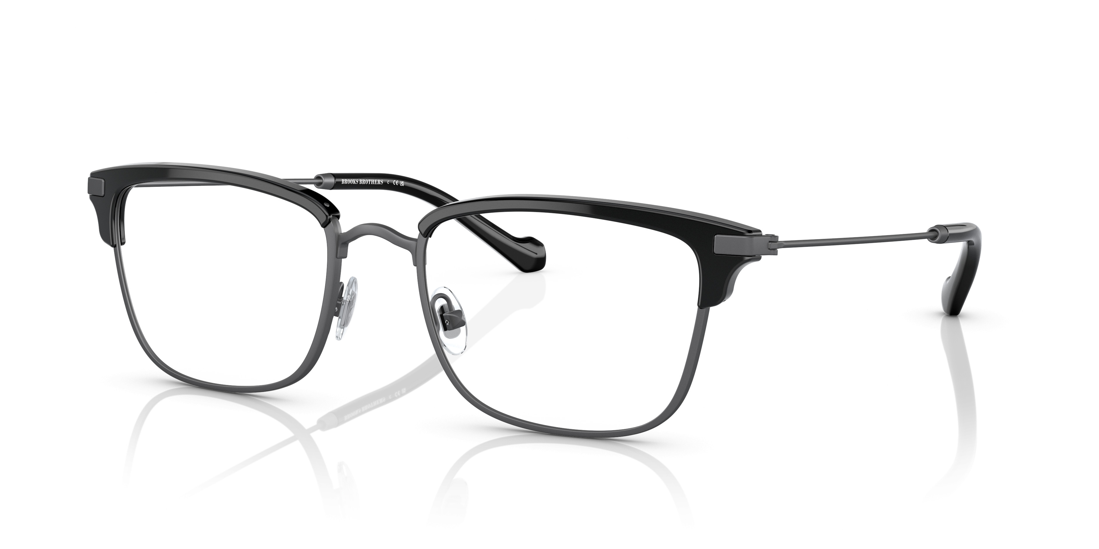 Brooks Brothers Demo Square Mens Eyeglasses BB1101 1022 55